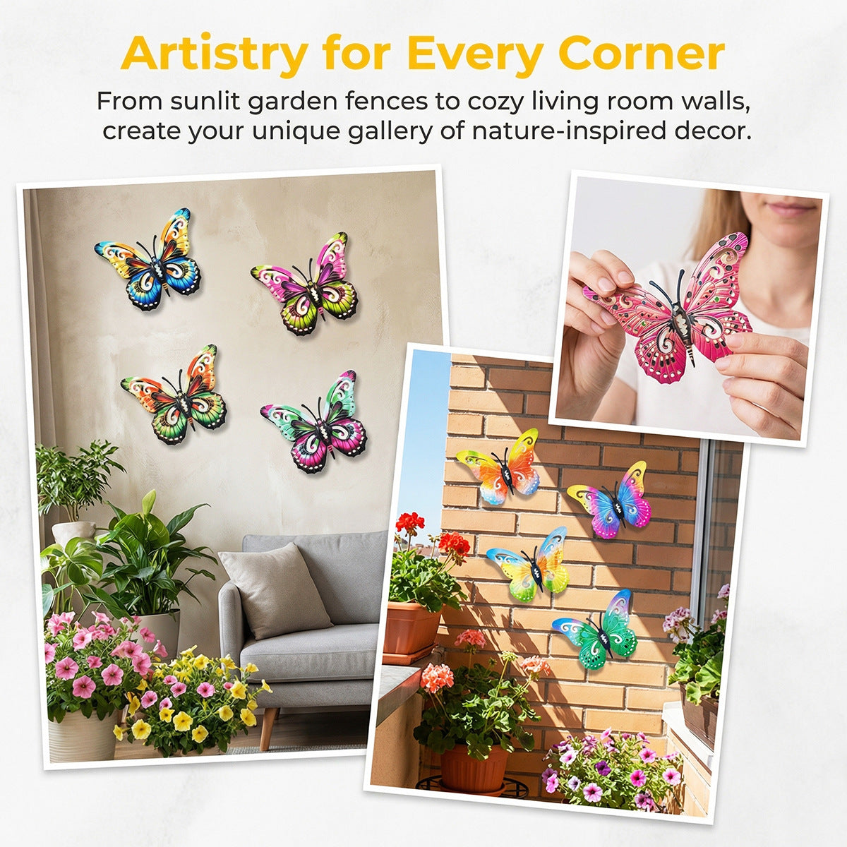 🦋 50% OFF Butterfly Metal Wall Decor Set ✨