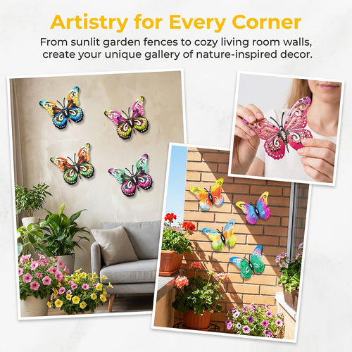 🦋 50% OFF Butterfly Metal Wall Decor Set ✨
