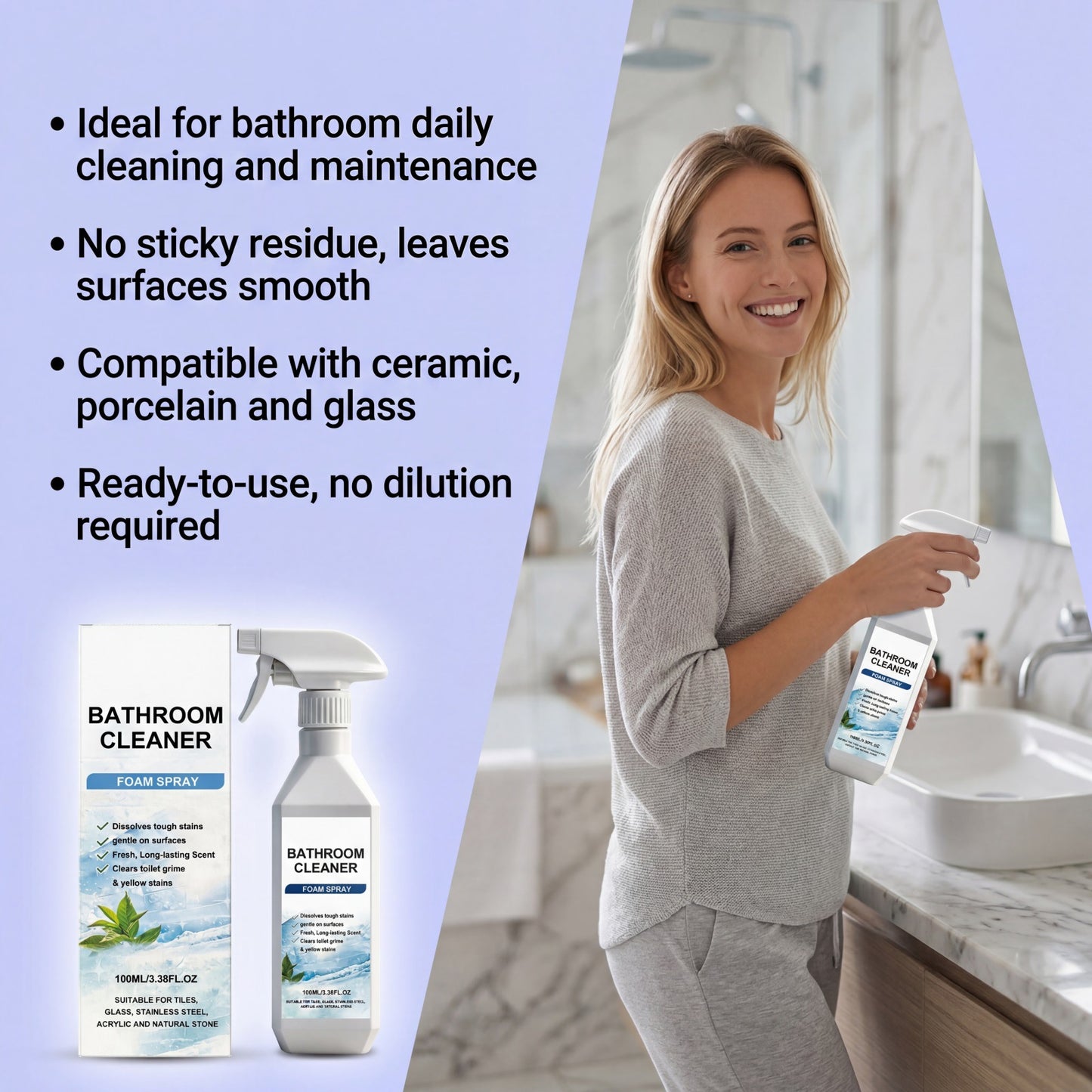 🔥 Scale Remover Bathroom Cleaner – Buy 2 Get 1 FREE 🫧✨