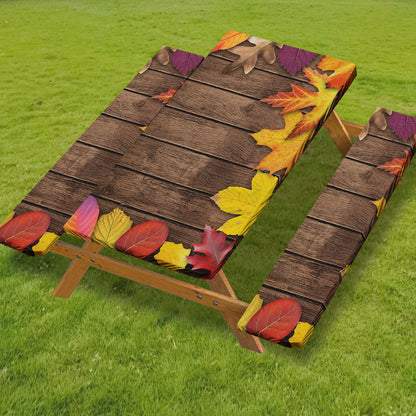 🧺 Stretch Picnic Tablecloth Set | Bench Covers + Carry Bag Included 👜