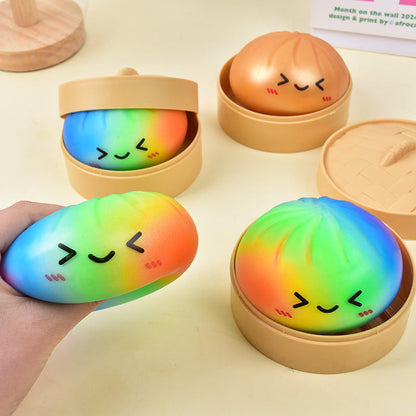 Ultra-Rare Rainbow Smiling Dumpling Squishy     🔥🔥 Buy 2, Get 10% Off