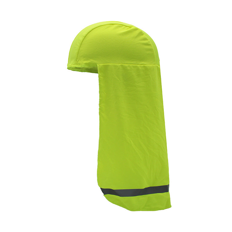 Hard Hat Sun Shade with Neck Flap - Cooling Skull Cap for Outdoor Work