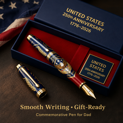 USA 250th Anniversary Notebook &amp; Pen Set A Meaningful Patriotic Gift🎁