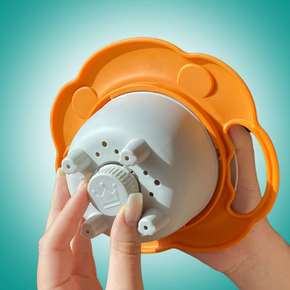 ✨ 360° Spill-Proof Snack Bowl – The Mess-Free Solution for Toddlers