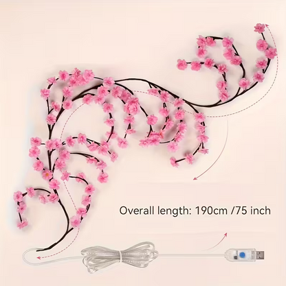 Remote control japanese sakura cherry blossom branch light🌸