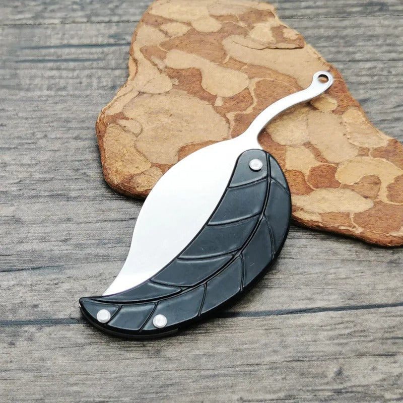🔪🍃 Ultra-Compact Leaf Design Folding Pocket Knife