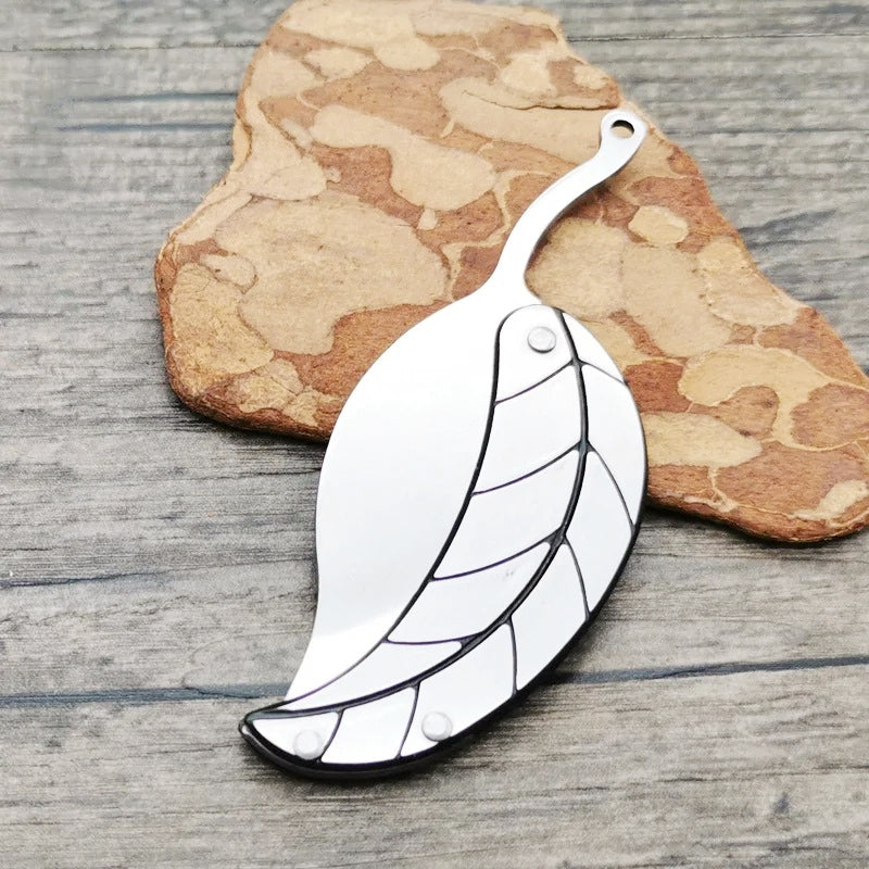🔪🍃 Ultra-Compact Leaf Design Folding Pocket Knife