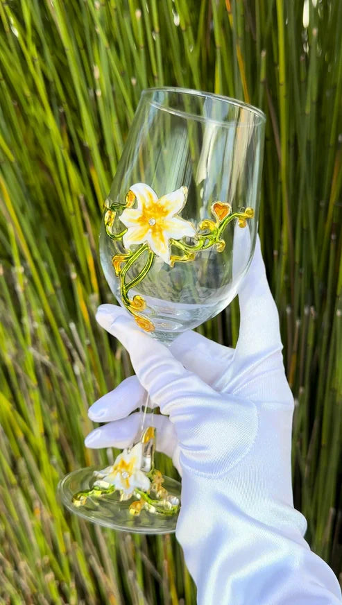 The Frog Prince Wine Glass