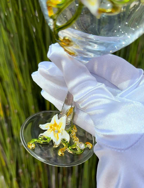 The Frog Prince Wine Glass