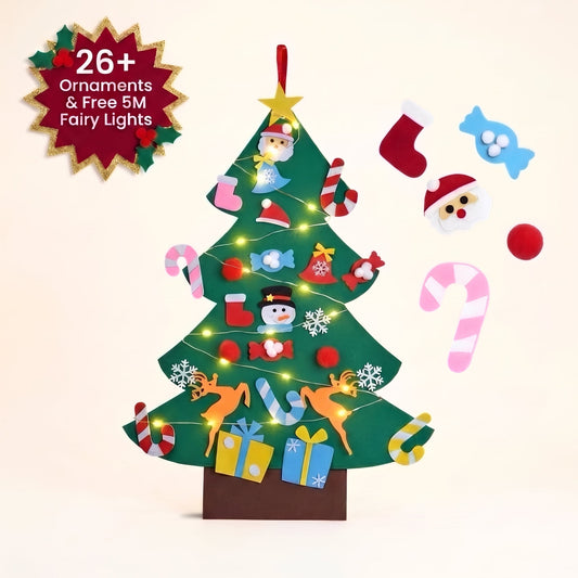 🎄Montessori Kids DIY Felt Christmas Tree✨