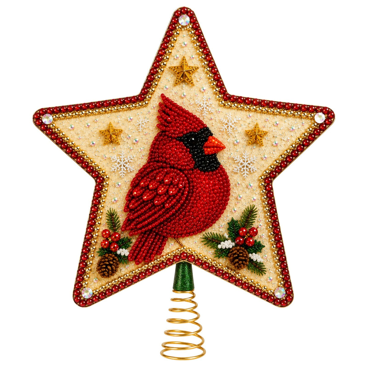 🏆Hot Sale⚡DIY Five-Pointed Star Diamond Painting Christmas Tree Topper