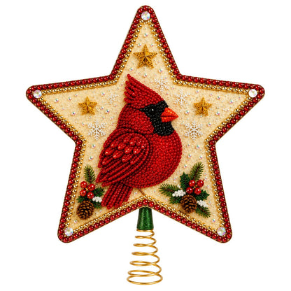 🏆Hot Sale⚡DIY Five-Pointed Star Diamond Painting Christmas Tree Topper