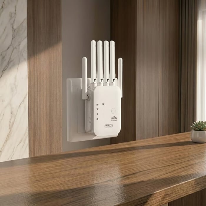 ⭐The Velocity Prime: 1200Mbps Ultra-Speed WiFi Repeater