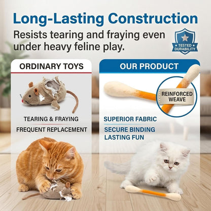 ❤️For happy, healthy, and active indoor cats🐱Swabs Large Size Cat Toys with Catnip 🔥🔥 Buy 2 Get 1 Free