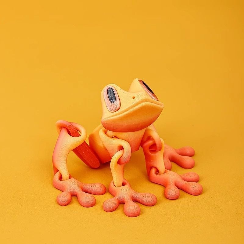 🐸 Movable magnetic frog refrigerator magnet