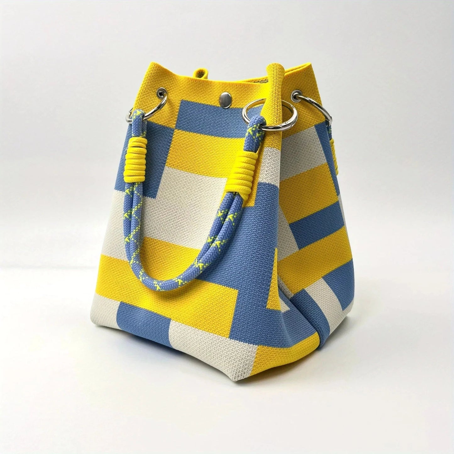 🔥HOT SALE🔥👜🏅Boho Woven Polyester Bucket Bag