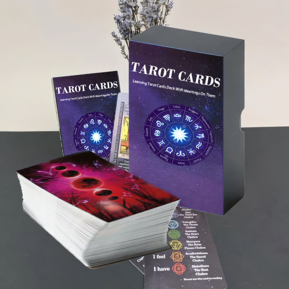🔮Learning Tarot Cards Deck With Meanings On Them