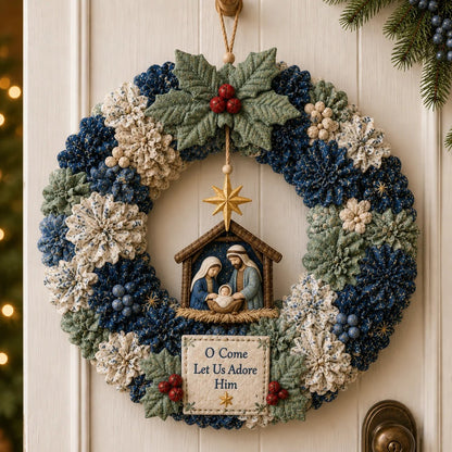 Free Shipping🎉49%OFF🎄 3D Fabric Poke Wreath DIY Kit
