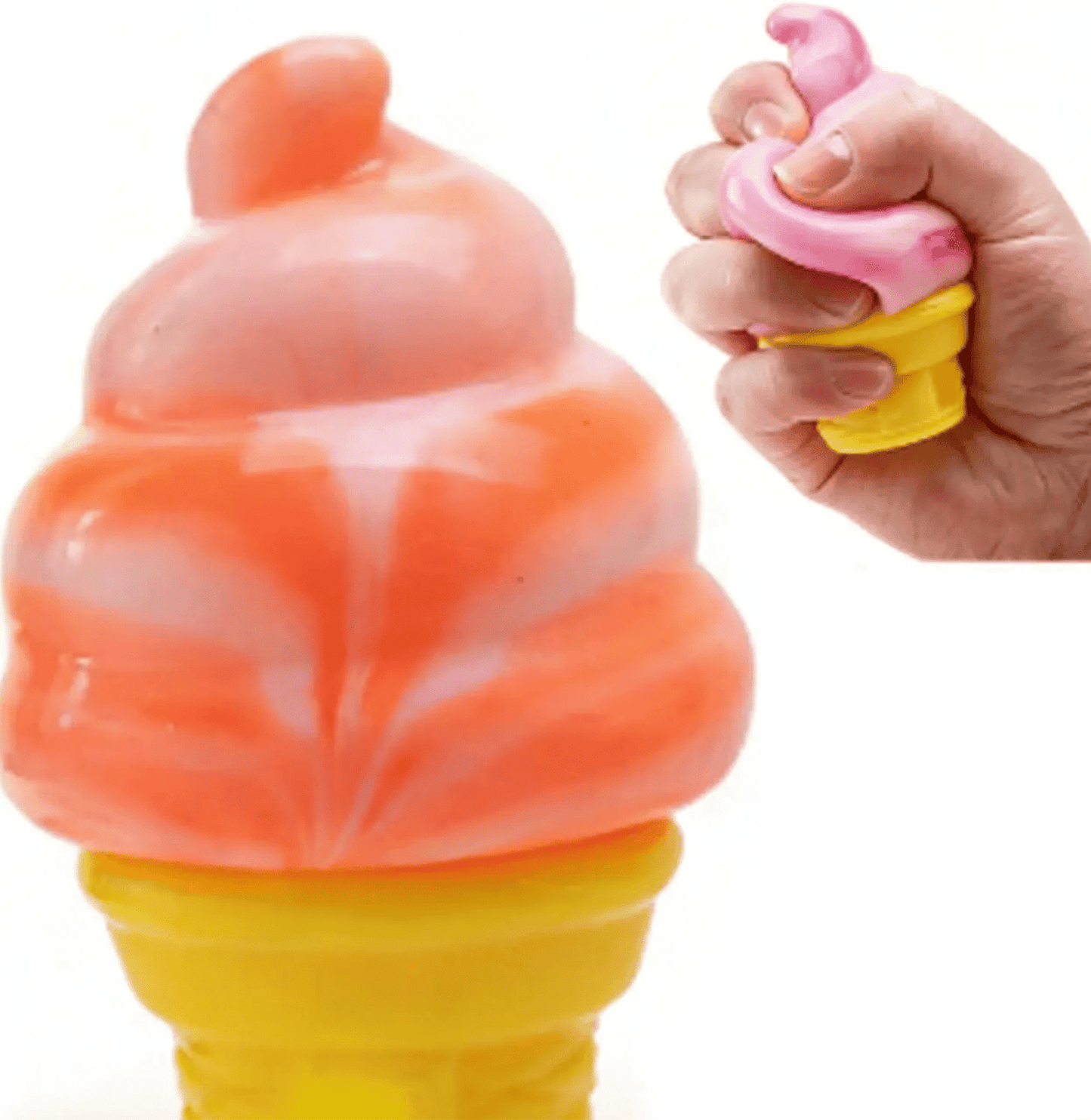 🔥Ice Cream Squeeze Squishy, Ice Cream Squishy, Slow Rise Sensory Fidget Toy, Easter Basket Stuffers Party Favors🍦Buy 2 Get 1 Free-3PCS