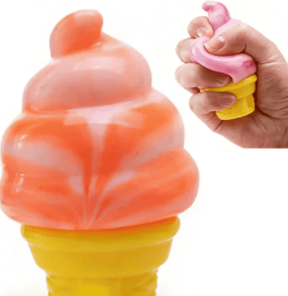 🔥Ice Cream Squeeze Squishy, Ice Cream Squishy, Slow Rise Sensory Fidget Toy, Easter Basket Stuffers Party Favors🍦Buy 2 Get 1 Free-3PCS
