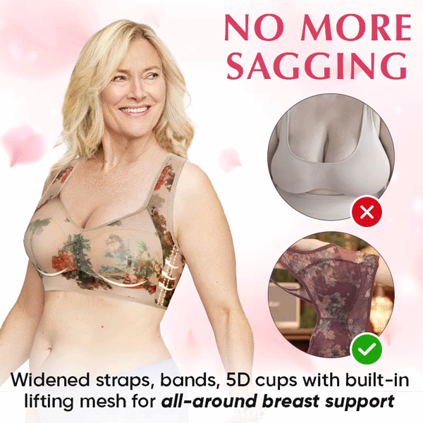🔥Cooling Comfort Bra Made From Ice Silk And Lace👍