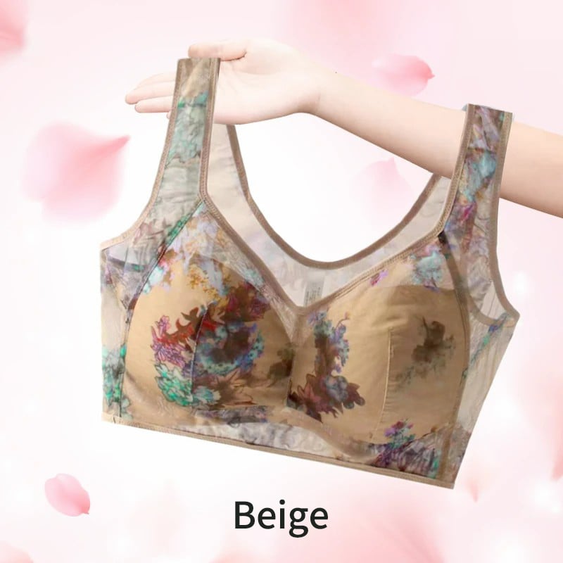 🔥Cooling Comfort Bra Made From Ice Silk And Lace👍
