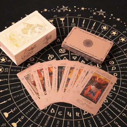 Rose Gold Tarot Cards with Guide Book🔮