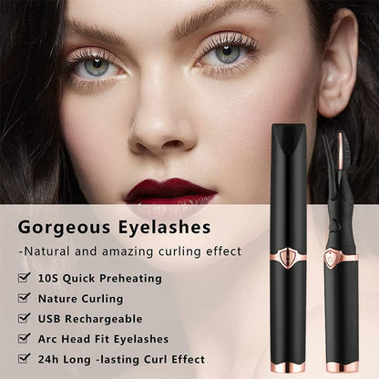 Electric Eyelash Curler for Instant Glam ✨ Blink & Dazzle!