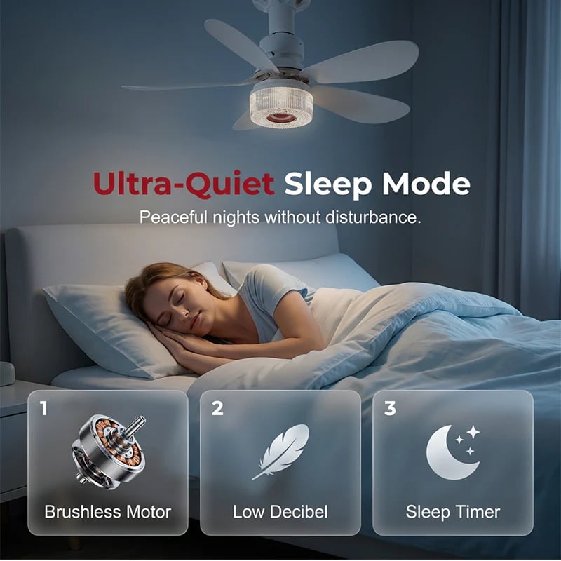 ✨ 3-in-1 Smart Ceiling Fan 💡 Bluetooth Speaker 🎶 Modern LED Ceiling Light Fan