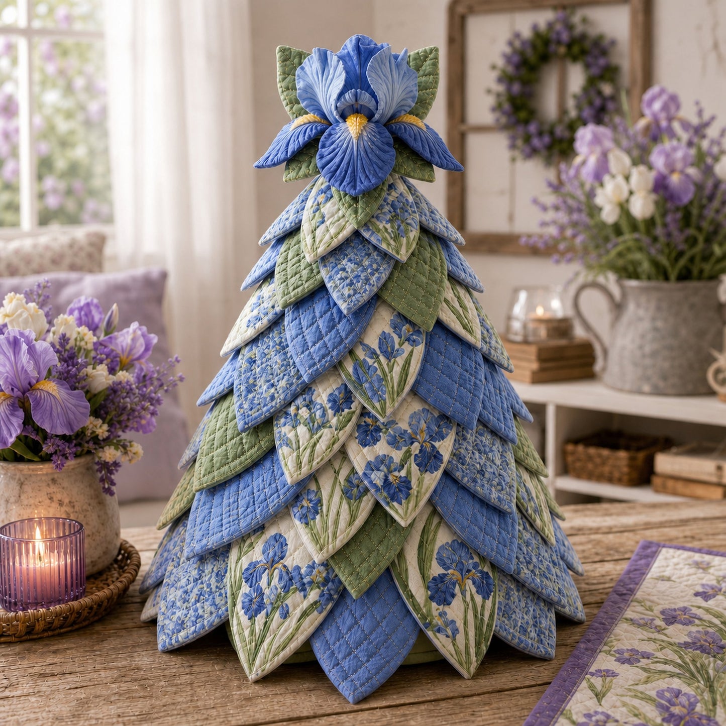 🔥LAST DAY 50% OFF -🌻Sunflower Bee Garden Tree DIY Kit-Handmade Fabric Tabletop Tree Decor