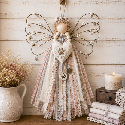 🪽 Angel Fabric Hanging DIY Kit - Stitch a Little Blessing That Stays Forever