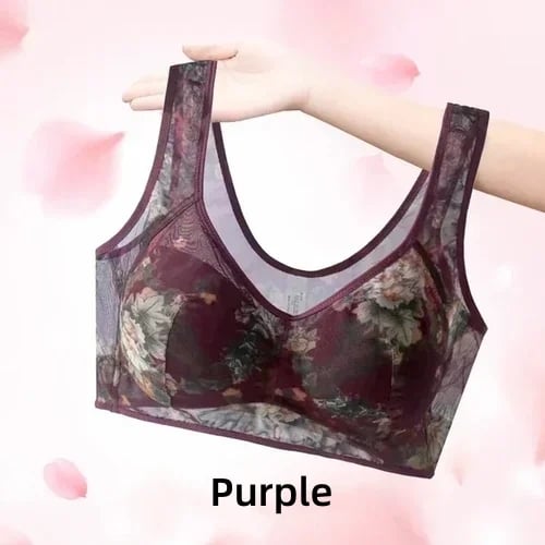 🔥Cooling Comfort Bra Made From Ice Silk And Lace👍