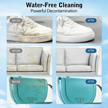 🔥🎁Waterless cleaning cream for white shoes with sponge