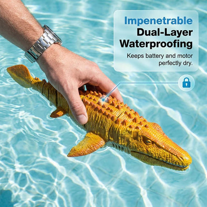 🦕2.4G RC Mosasaurus 🏊 Realistic Swimming Dinosaur Toy