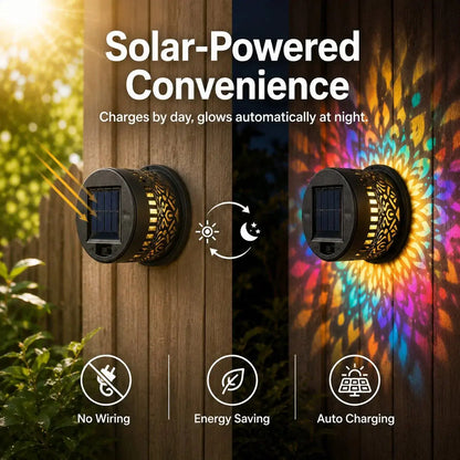 📢📢50% OFF !!!⏰Solar-Powered Mandala Projector Light