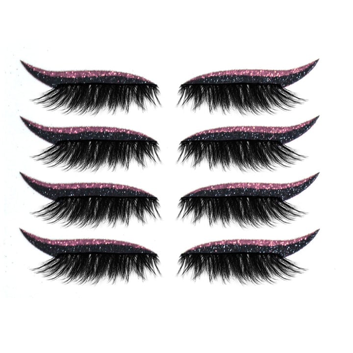 💖REUSABLE SELF-ADHESIVE EYELINER & GLITTER EYELASH STICKERS💖