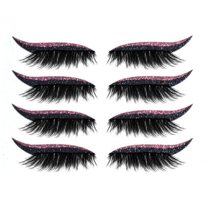 💖REUSABLE SELF-ADHESIVE EYELINER & GLITTER EYELASH STICKERS💖