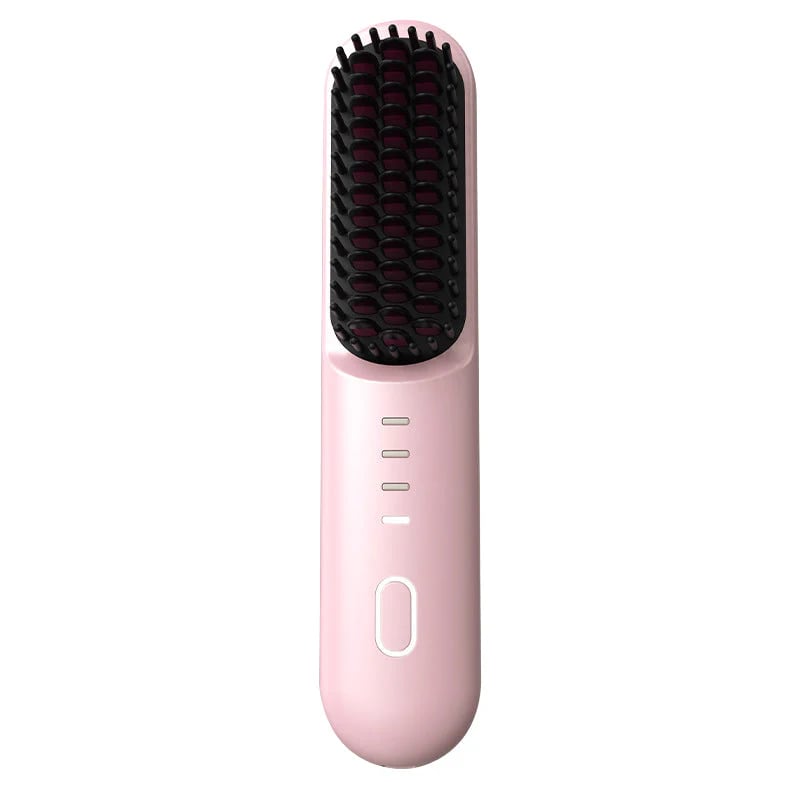 📢📢49% OFF !! ⏰ Cordless Ceramic Hair Straightening Brush