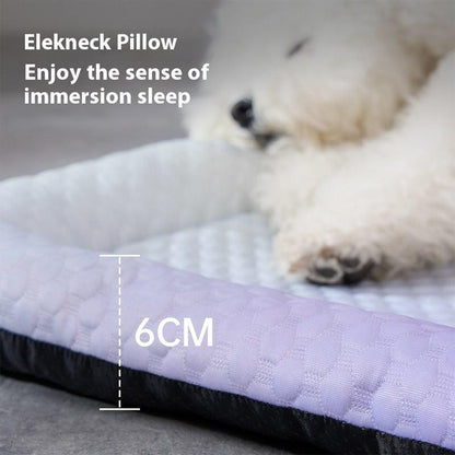 😍Ice Silk Pet Cooling Mat – Breathable Summer Cooling Bed for Dogs & Cats🥳Buy 2 Get 10% Off