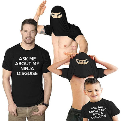 🔥🤣Ninja Disguise T-shirt，😍 Buy 1 Get 1 Free