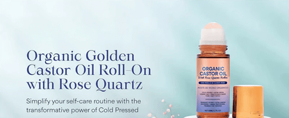 🌿 Refresh & Revive - ✨ Organic Castor Oil Roll-On - For Radiant Skin, Lush Hair & Relaxation