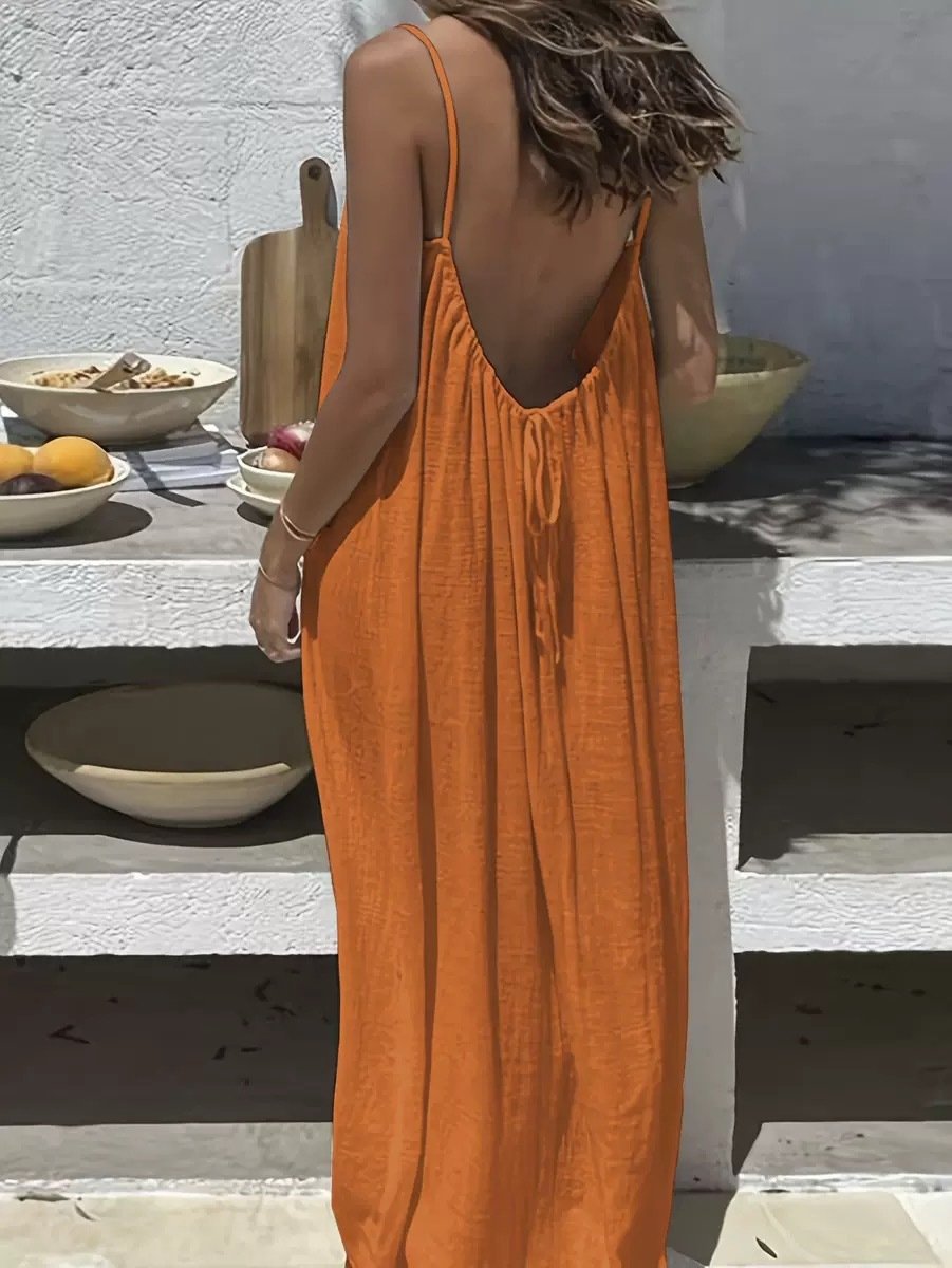 ✨ Adjustable backless strap dress – show off your charm! 💕 🔥🔥 Buy 2, Get 10% Off