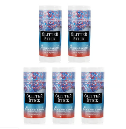 Hot Sale 🎇Red, White, & Blue Patriotic Glitter Stick 🔥