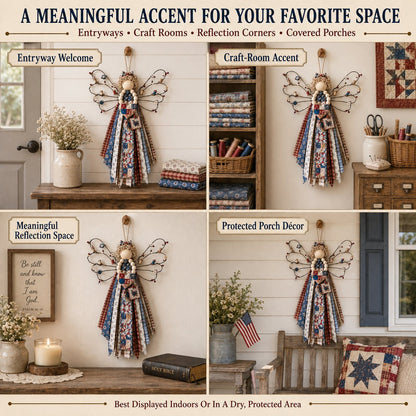 🪽 Angel Fabric Hanging DIY Kit - Stitch a Little Blessing That Stays Forever