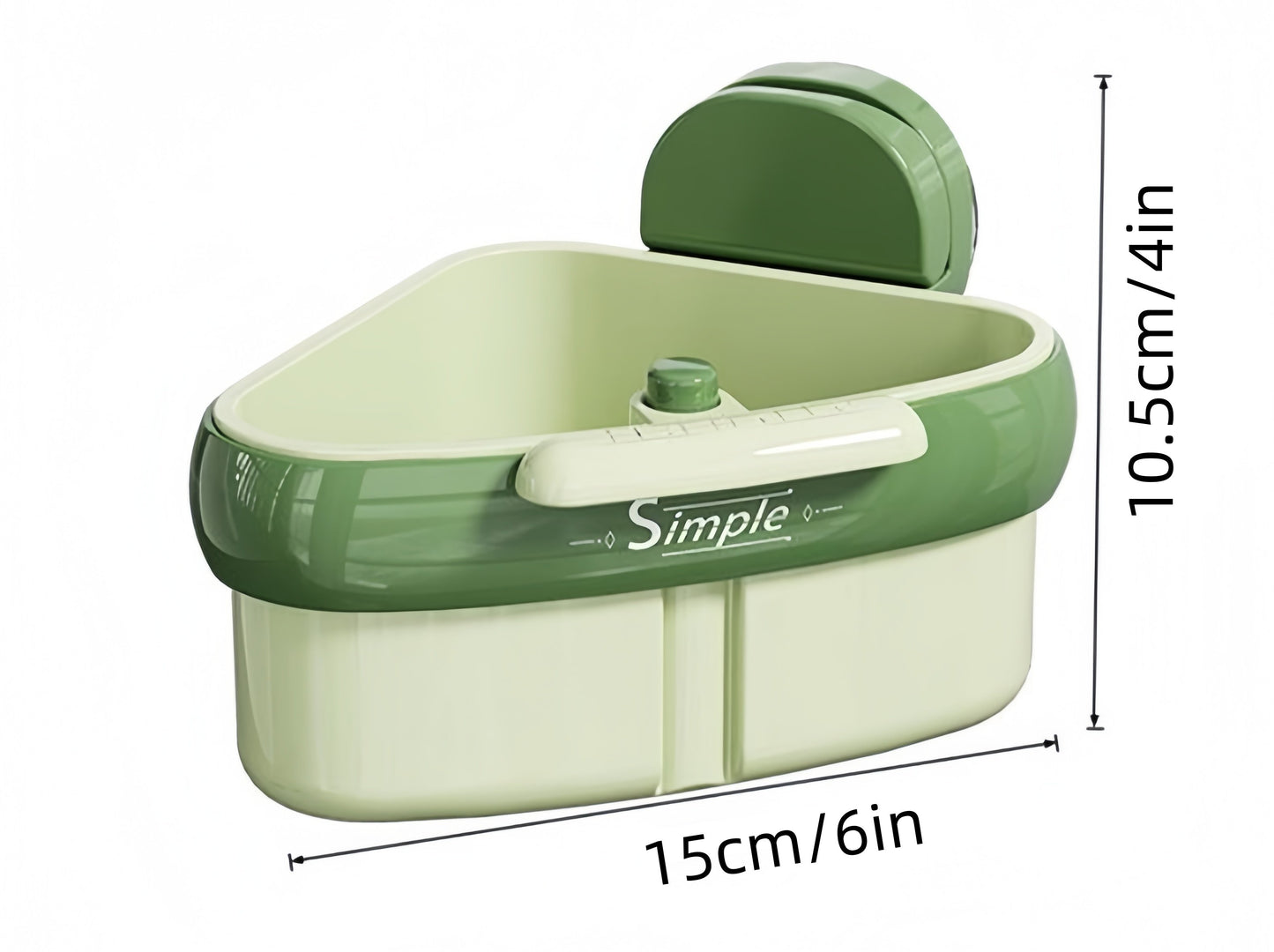 🔥Suction Cup Sink Corner Rack
