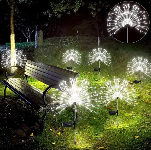 🎁Waterproof Solar Garden Fireworks Lamp