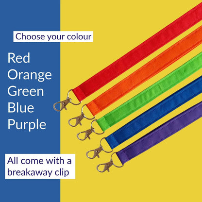 🔥LAST DAY 50% OFF - 👩‍🏫NEW UPGRADED Plain Fabric Pen Lanyards🥳Buy 2 Get 10% Off