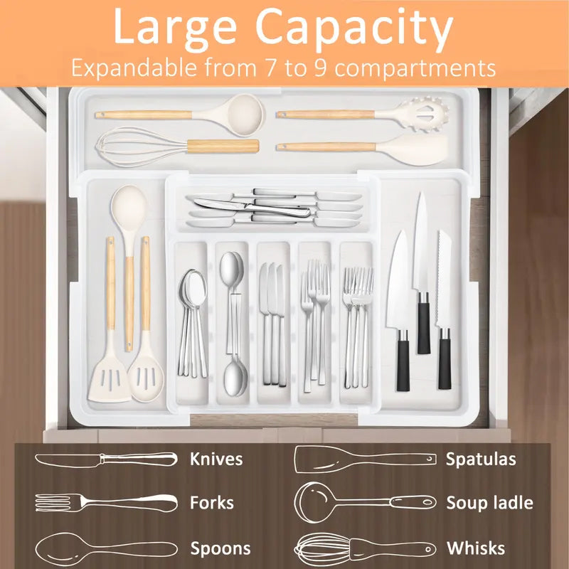 Expandable Drawer Organizer Tray
