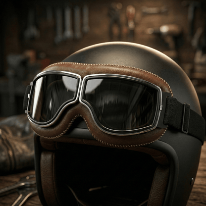 🕶️Vintage Motorcycle Goggles (Fits Over Glasses)