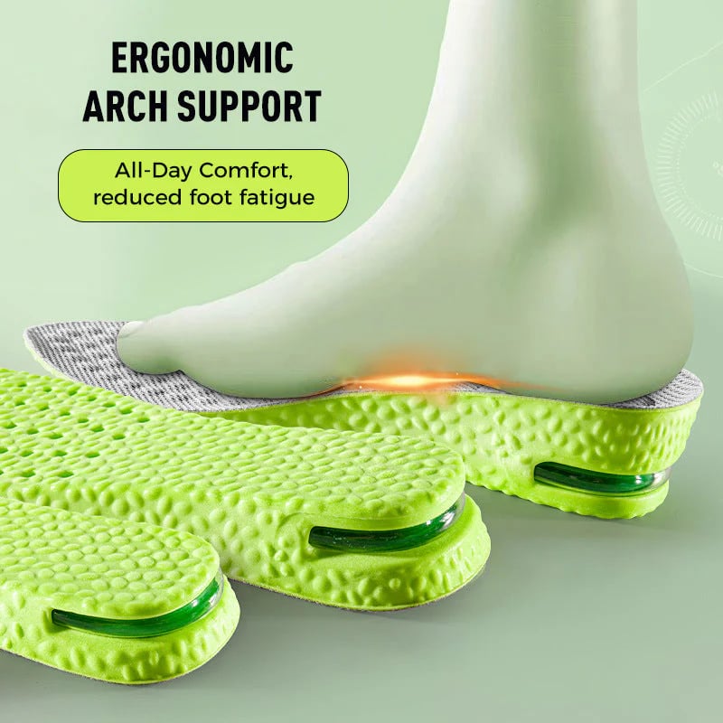 📢📢50% OFF!! ⏰ Comfortable cushioned insoles that increase height: walk effortlessly and in style!👟